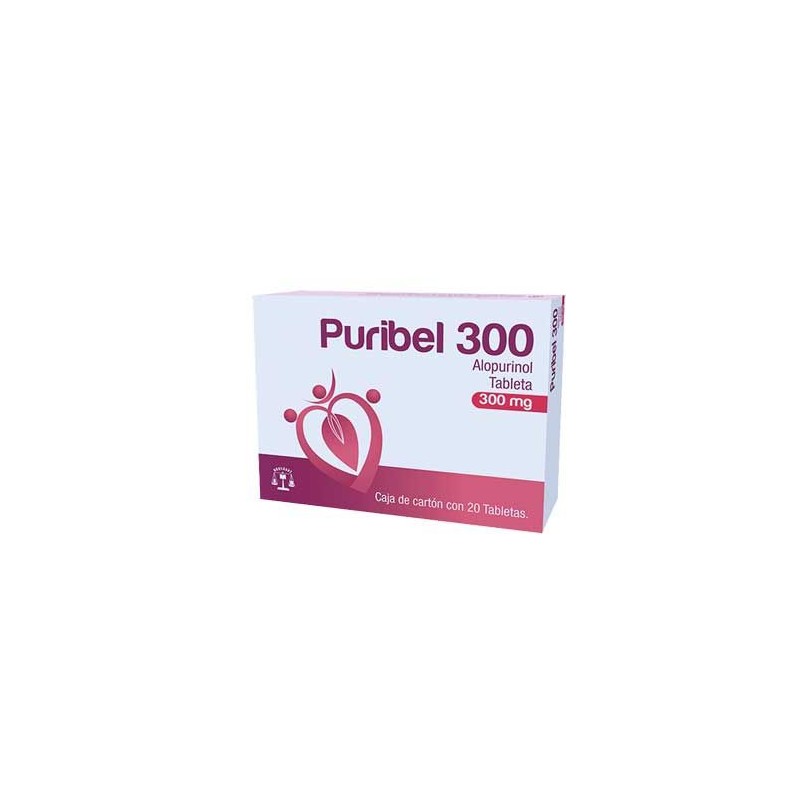 ALOPURINOL 300 mg, 20 tab, PURIBEL-300