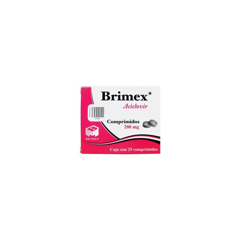 ACICLOVIR 200 mg, 25 comp, BRIMEX