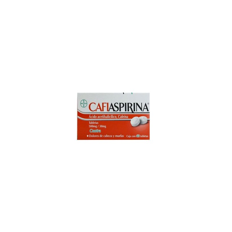 ACIDO ACETILSALICILICO/CAFEINA, 40 tab, CAFIASPIRINA