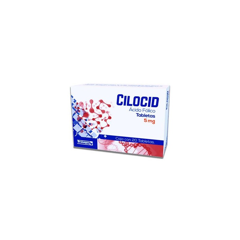 ACIDO FOLICO 5 mg, 20 tab, CILOCID