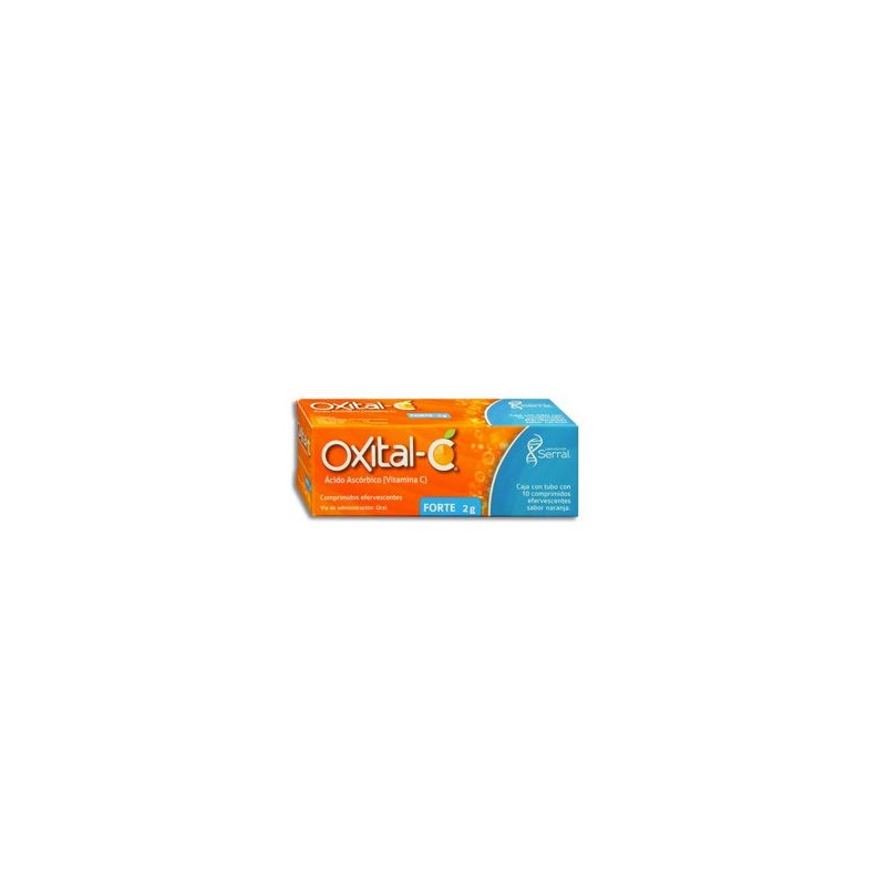 ACIDO ASCORBICO (VITAMINA C) 2 g, 10 tab, OXITAL-C FORTE