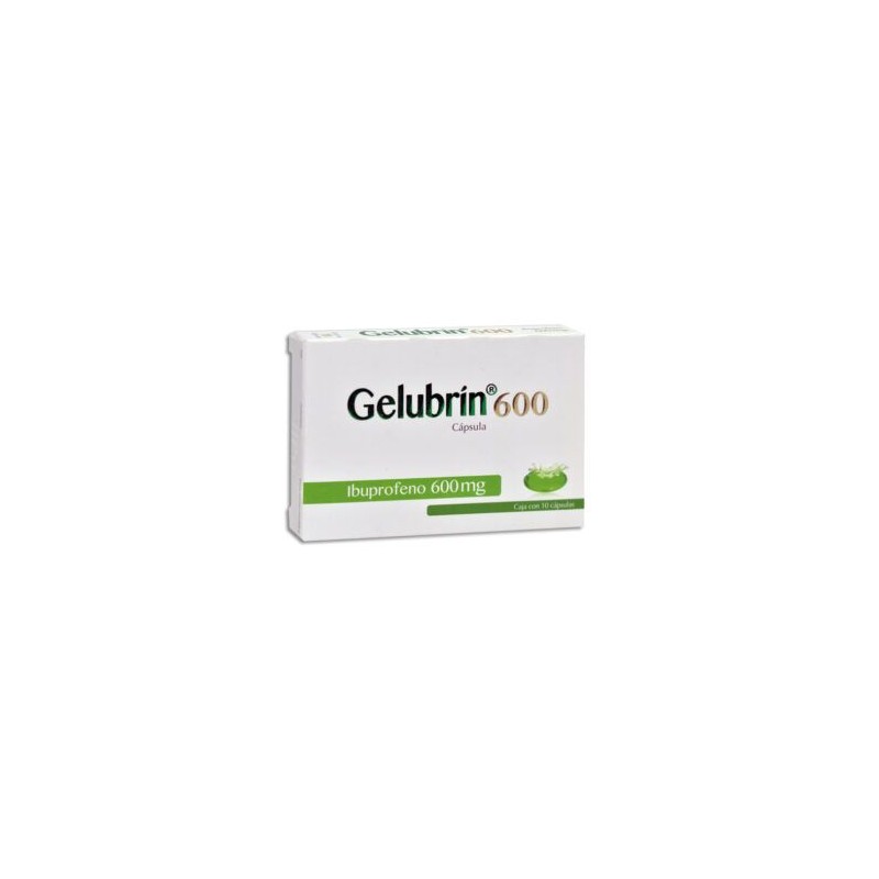 IBUPROFENO 600 mg, 10 cap, GELUBRIN