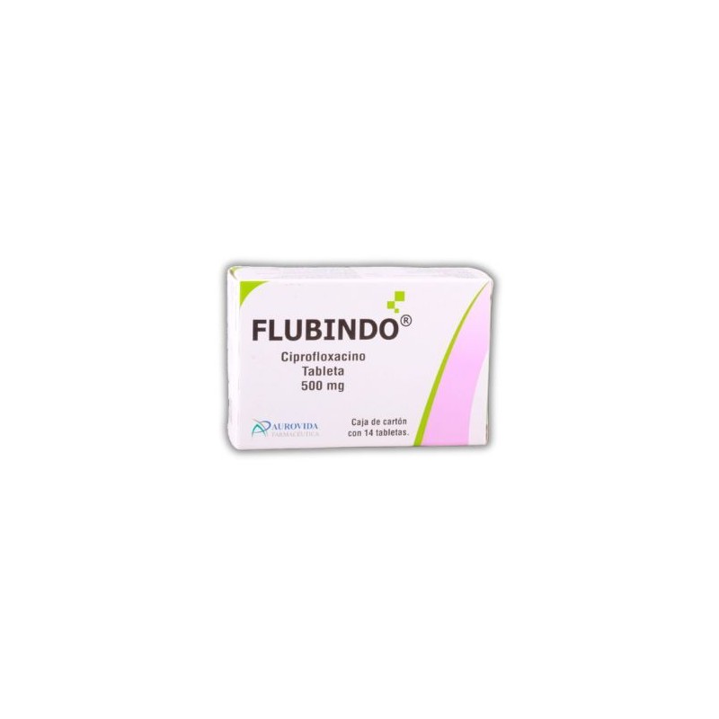 CIPROFLOXACINO 500 mg, 14 tab, FLUBINDO